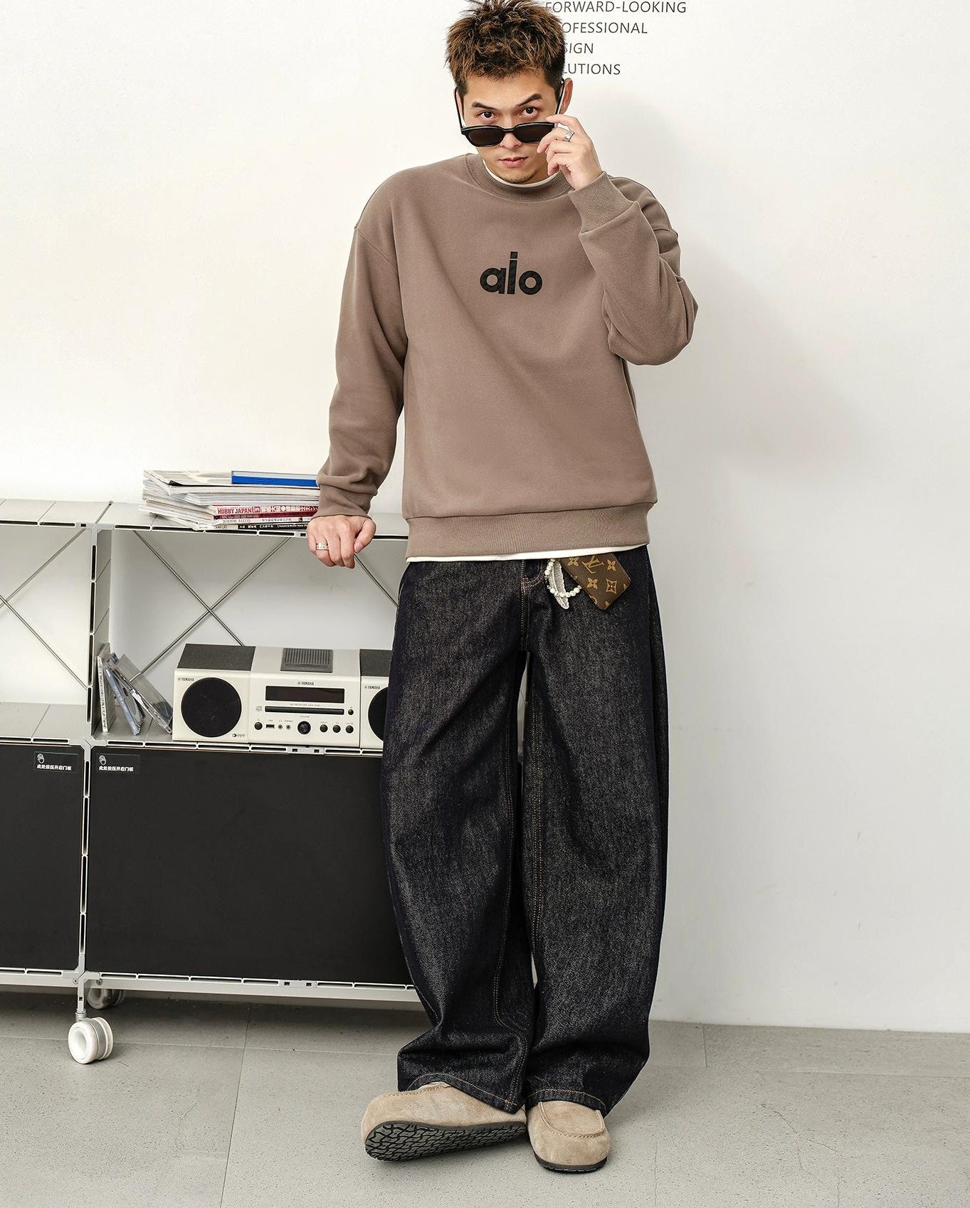 trendy casual sweater