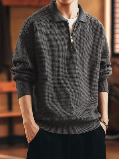 Chill Knit Polo Sweater