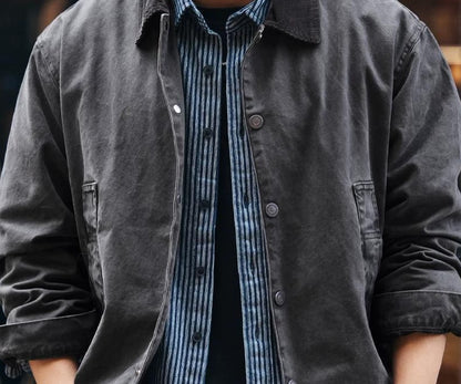 ウォッシュド カジュアル ワークジャケット