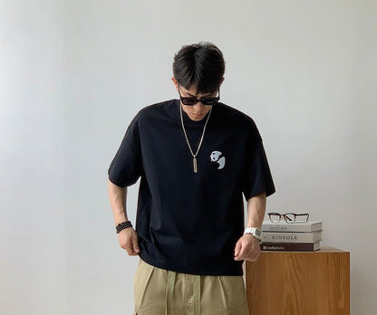 Panda Embroidered Tee