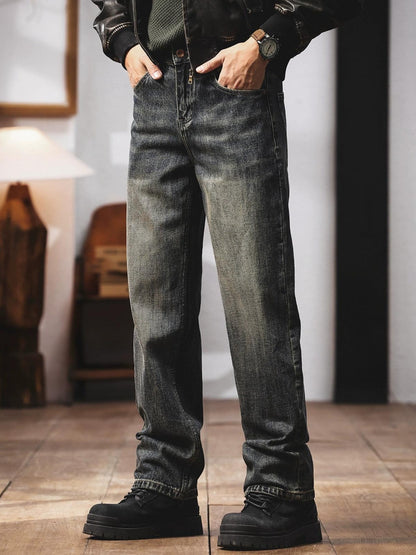 レトロヘビーウェイトワイドジーンズ