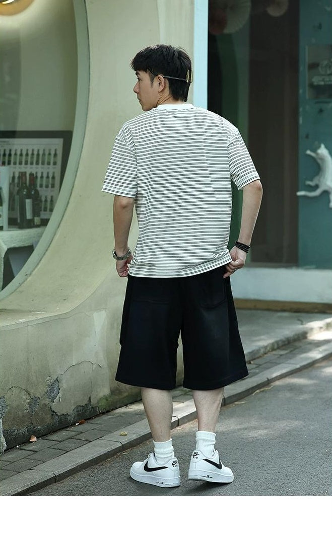 Striped Patchwork T-Shirt
