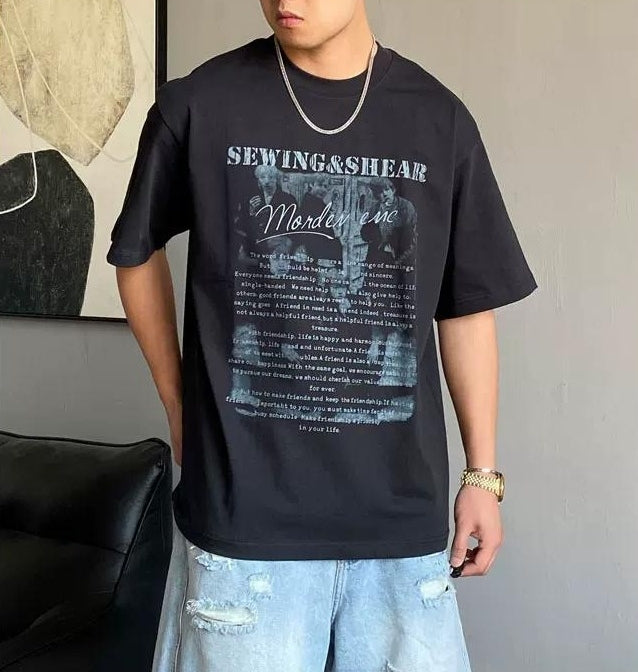 サマー カジュアル ギャングスタ Tシャツ