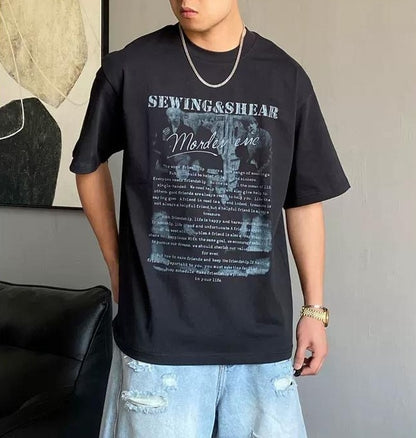 サマー カジュアル ギャングスタ Tシャツ