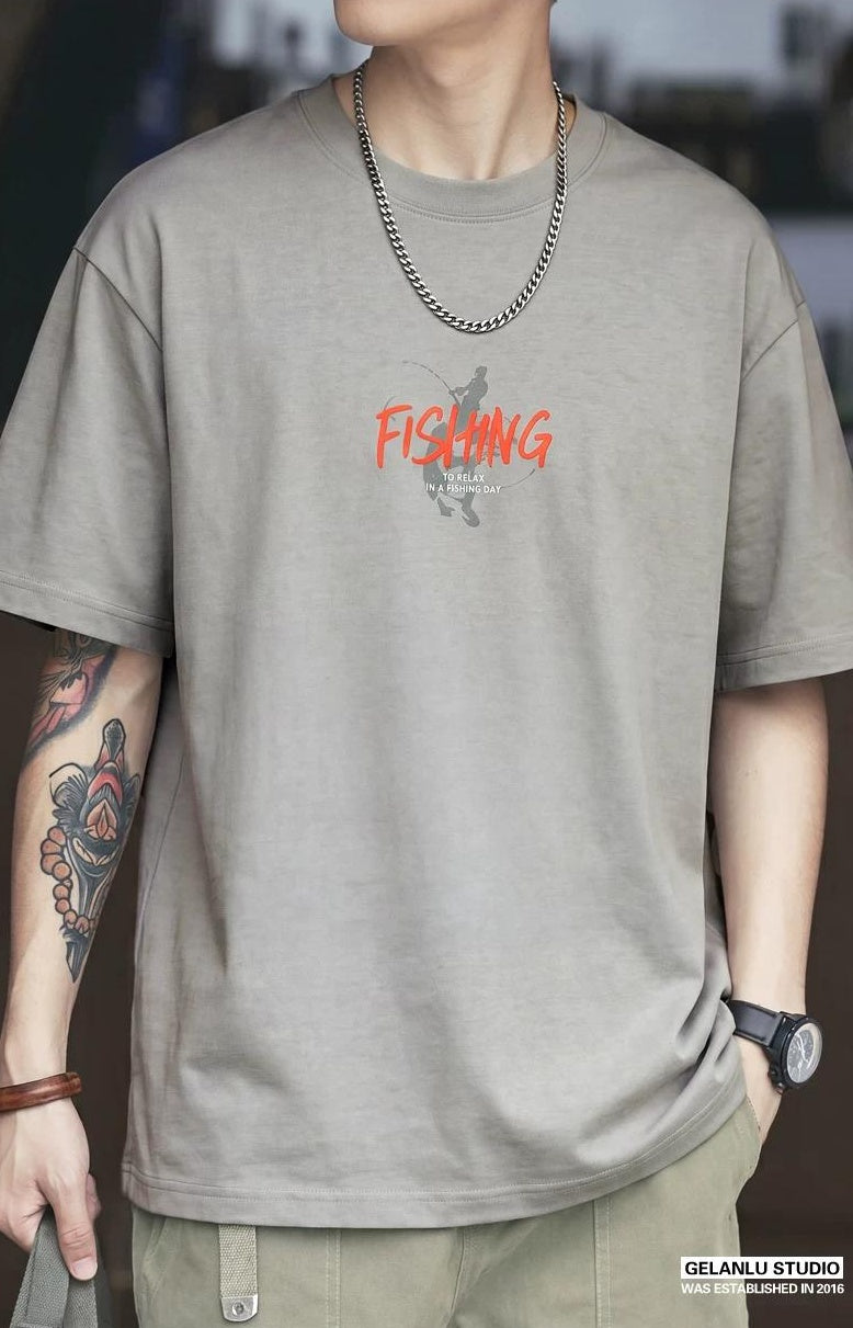 レトロ ウォッシュ プリント Tシャツ