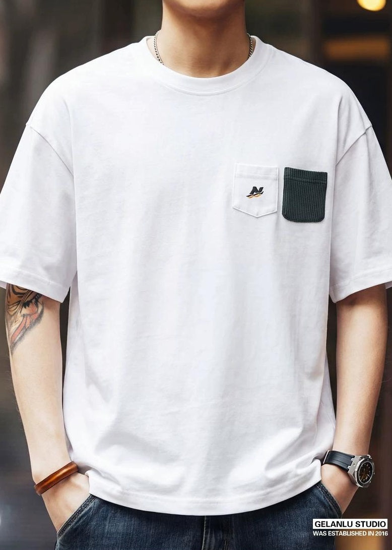 カジュアル オーバーサイズ クルーネック Tシャツ