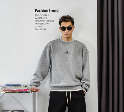 Fleece Layered Streetwear Top