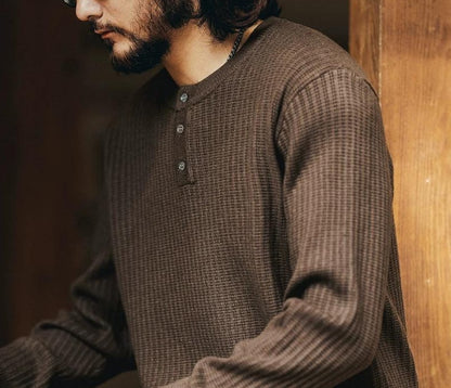 レトロストライプニットセーター