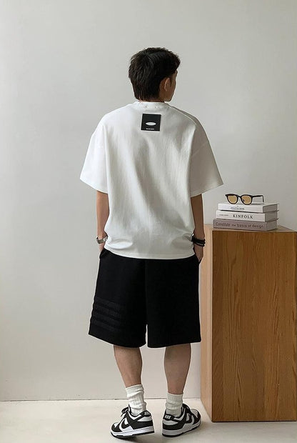 Color Clash Letter Tee