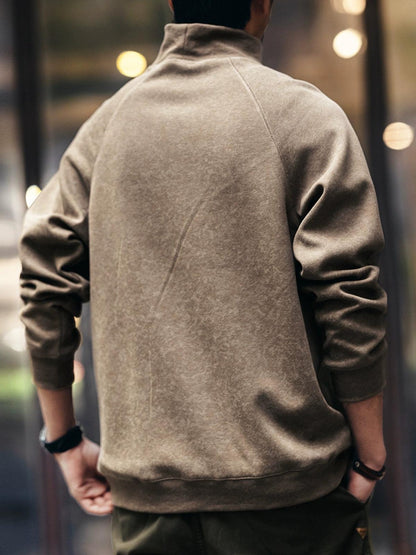 Retro tie-dye sweater shirt