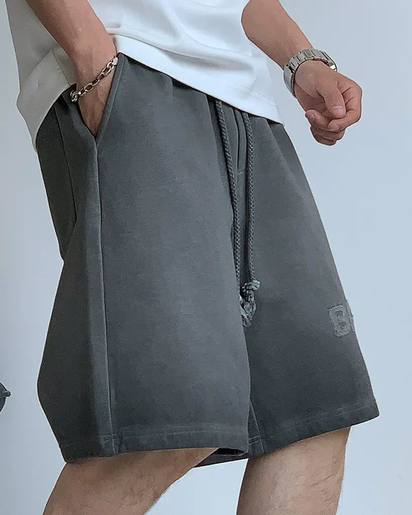 Wide-Leg Casual Shorts