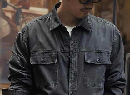 Retro Hunting Denim Shirt