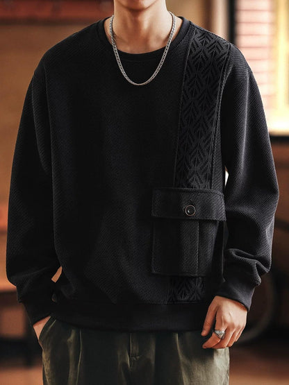 ヘビー ジャガード ニット セーター