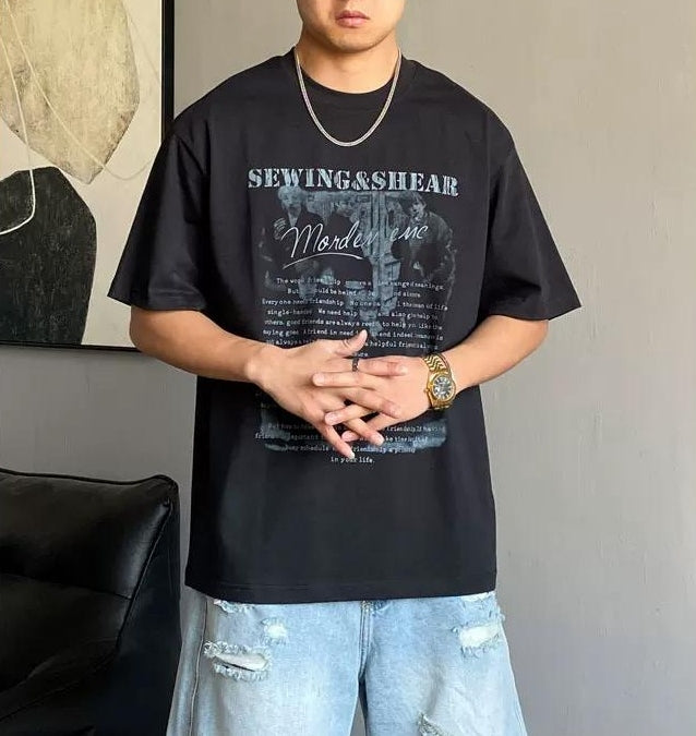 サマー カジュアル ギャングスタ Tシャツ