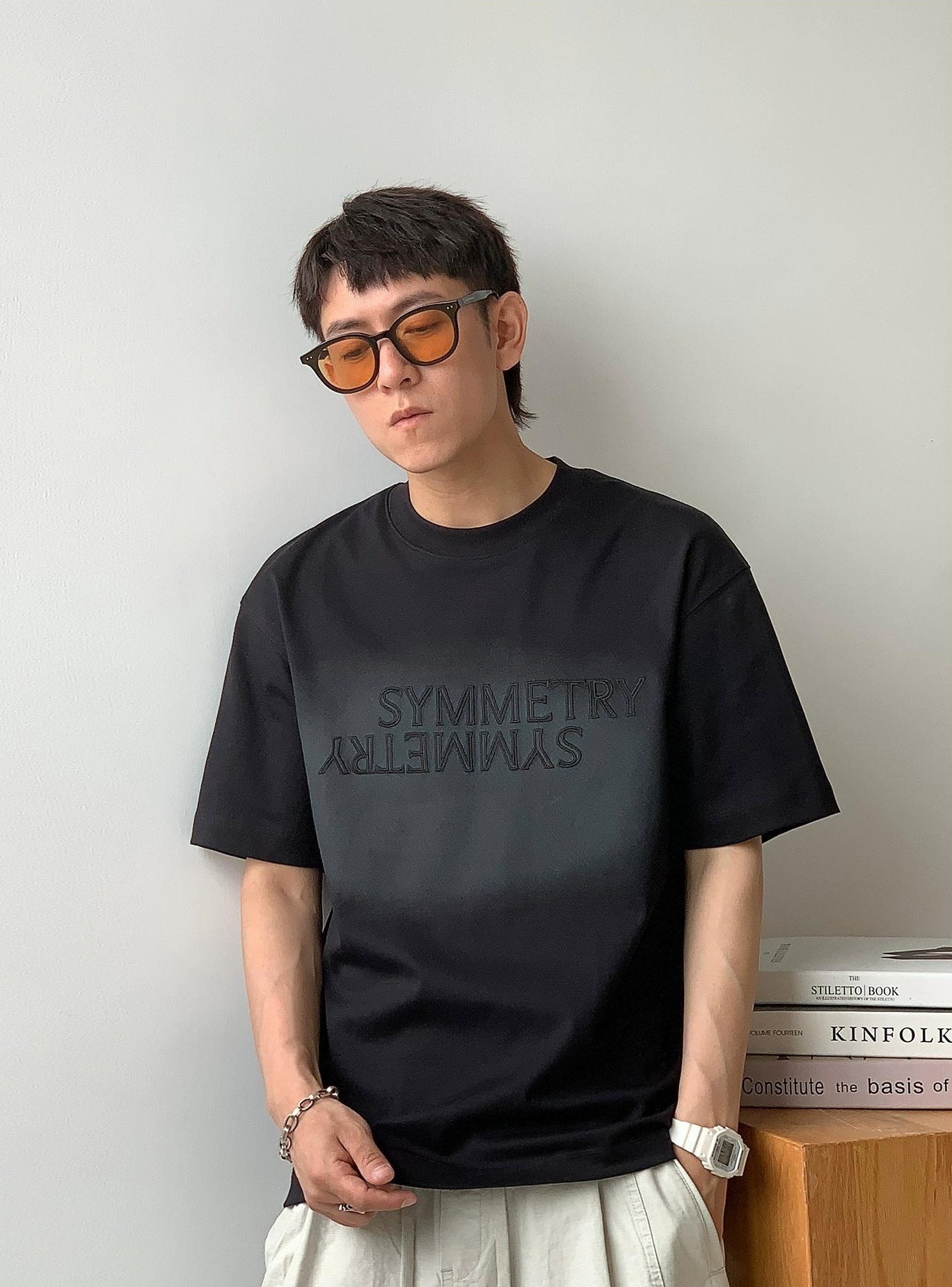 Long Embroidered Tee