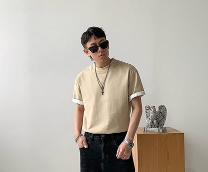 Cotton Casual Short-Sleeve T-Shirt