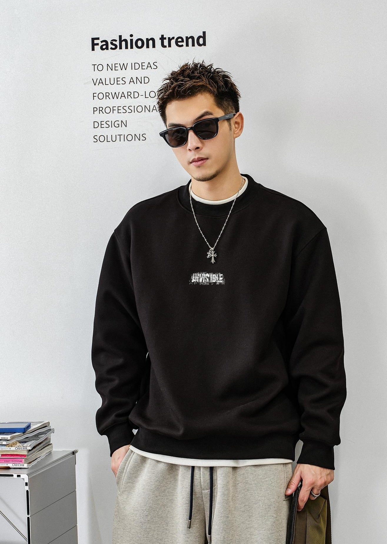 fleece liner sweater