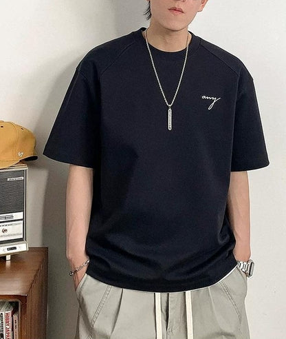 ヘビー刺繍ショートスリーブTシャツ