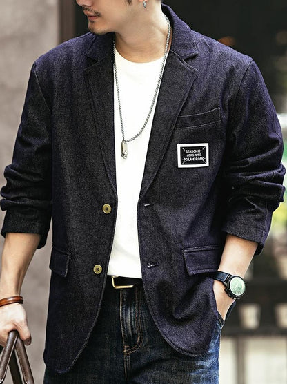 ヴィンテージブルーデニムブレザー