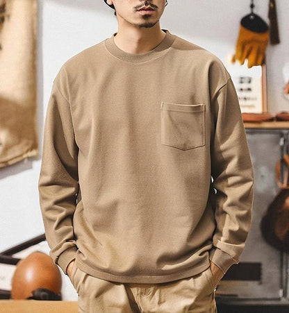 レトロラグランロングスリーブTシャツ