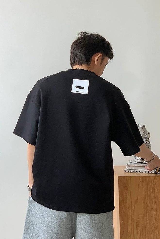 Color Clash Letter Tee