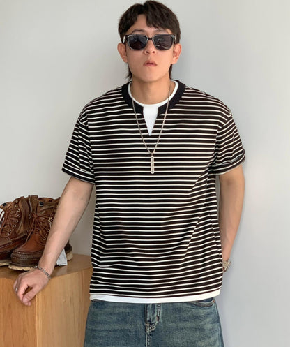 Striped Loose Fit Summer Tee