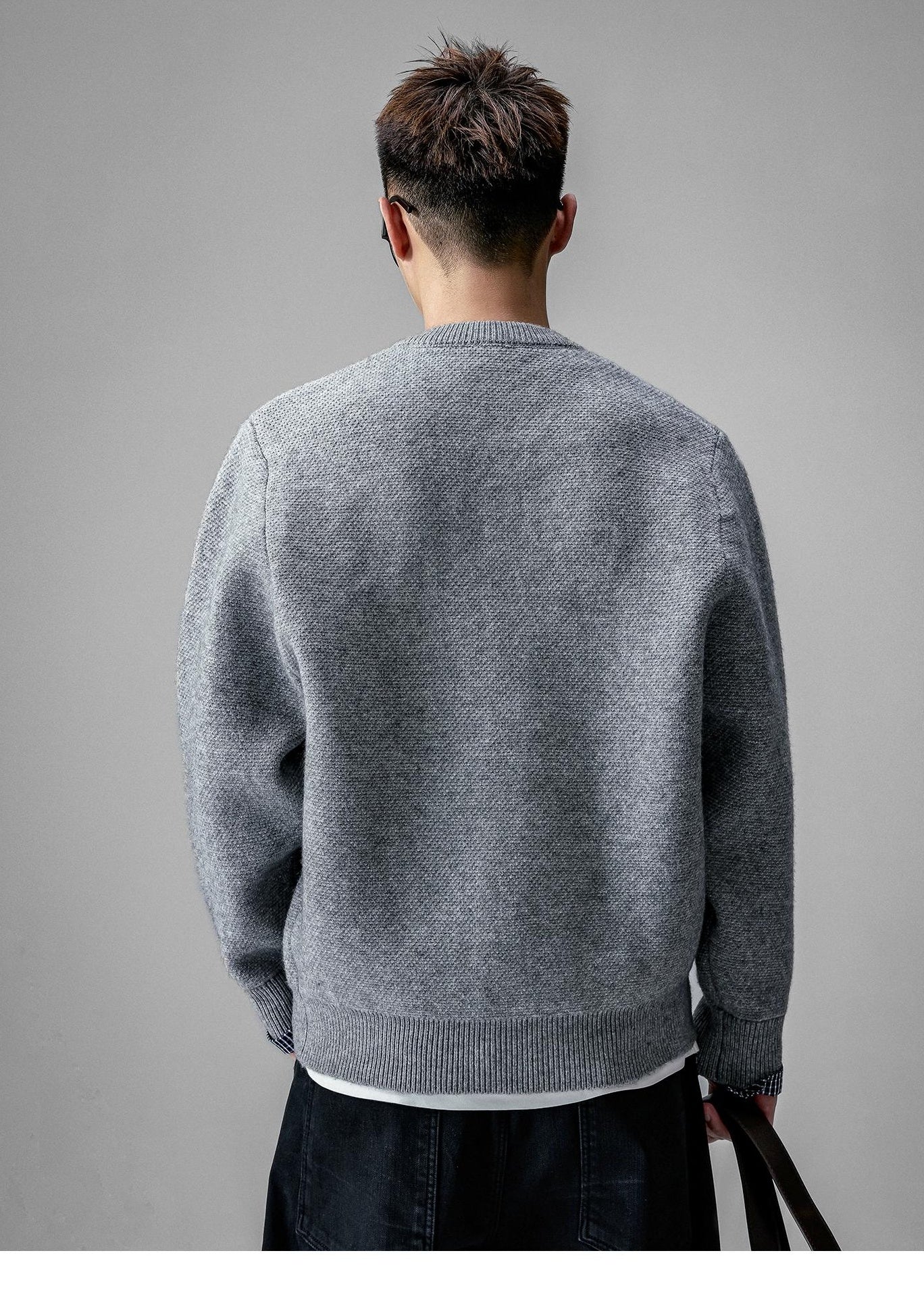 Patchwork Button Cardigan