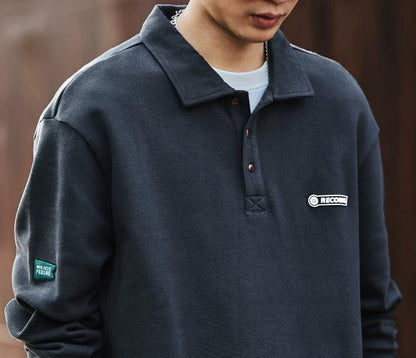 ヘビーウェイトロングスリーブポロ