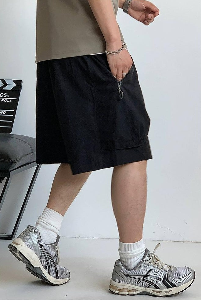 Men's Casual Zipper Shorts