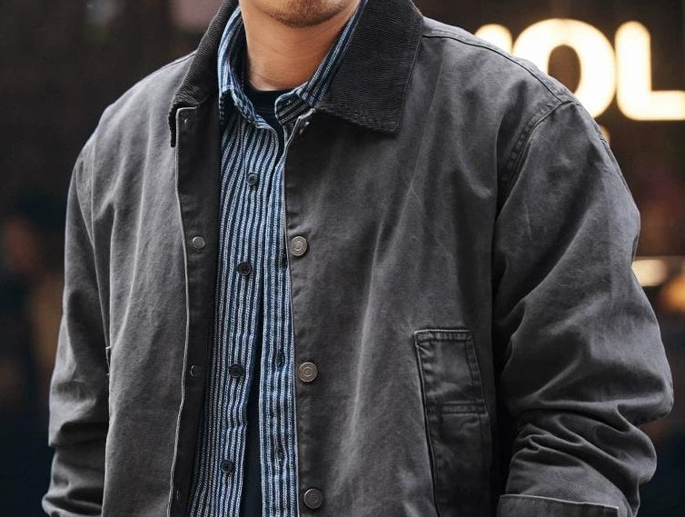 ウォッシュド カジュアル ワークジャケット