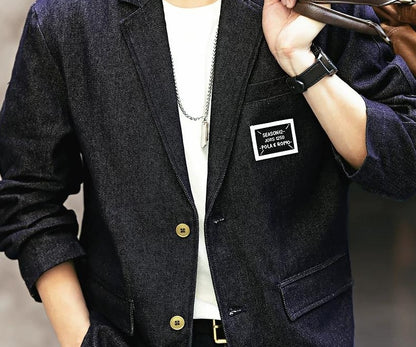 ヴィンテージブルーデニムブレザー