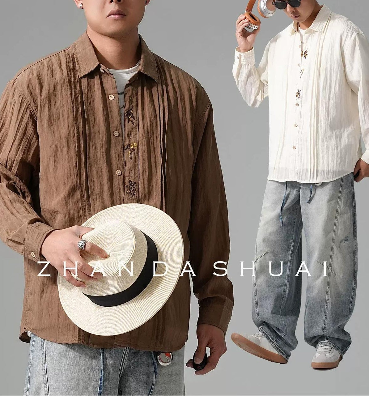 アメリカン・ルーズ・ラペル・シャツ