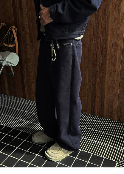 Trendy Blue Casual Pants