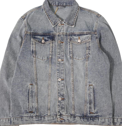 カジュアル レトロ デニムジャケット