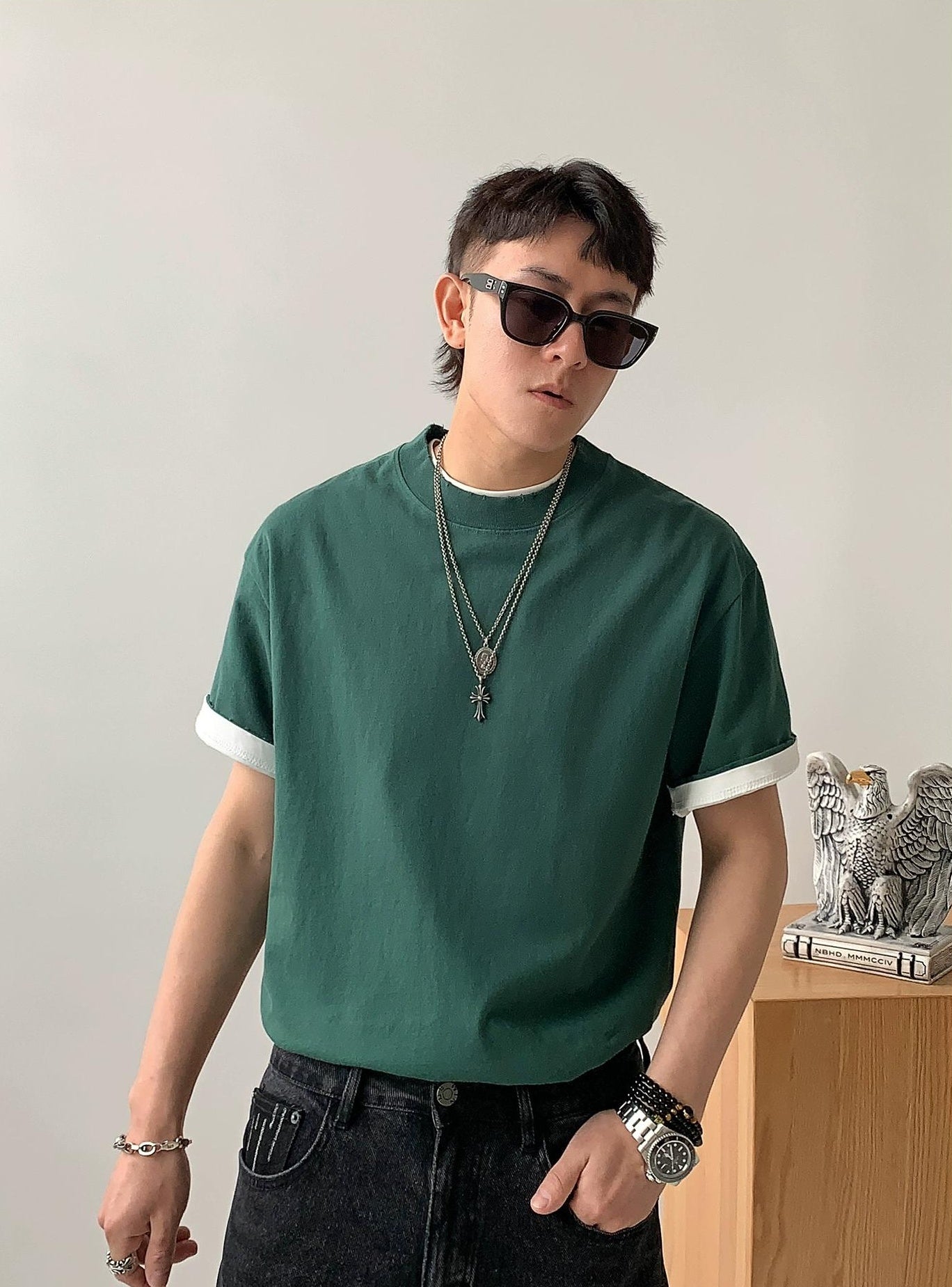 Cotton Casual Short-Sleeve T-Shirt