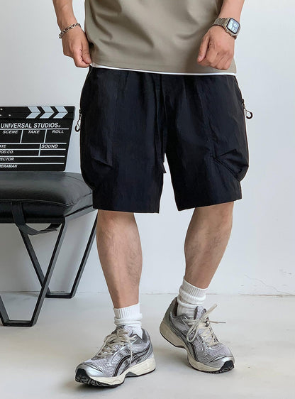 Men's Casual Zipper Shorts