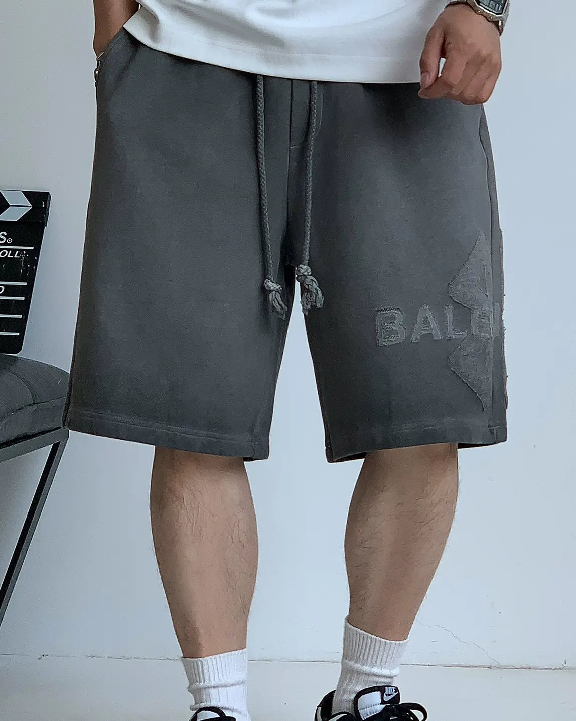 Wide-Leg Casual Shorts