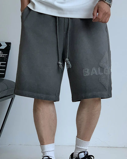 Wide-Leg Casual Shorts