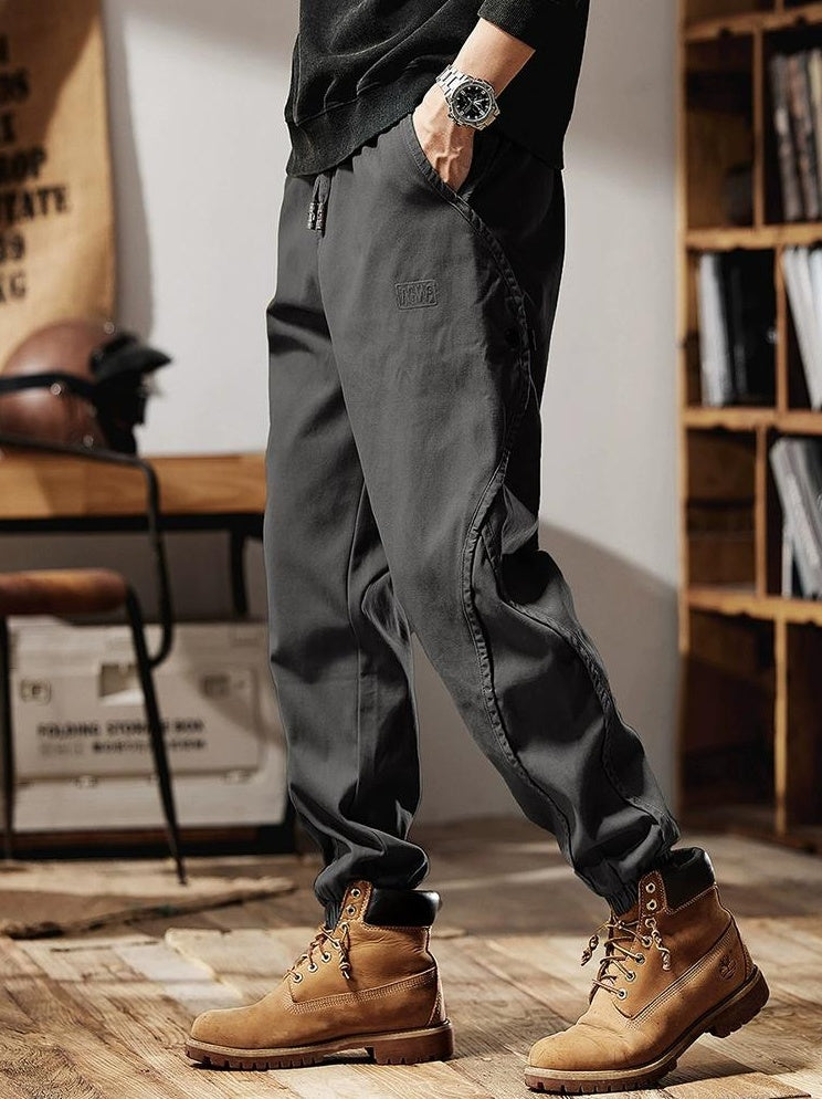 Retro casual pants for men
