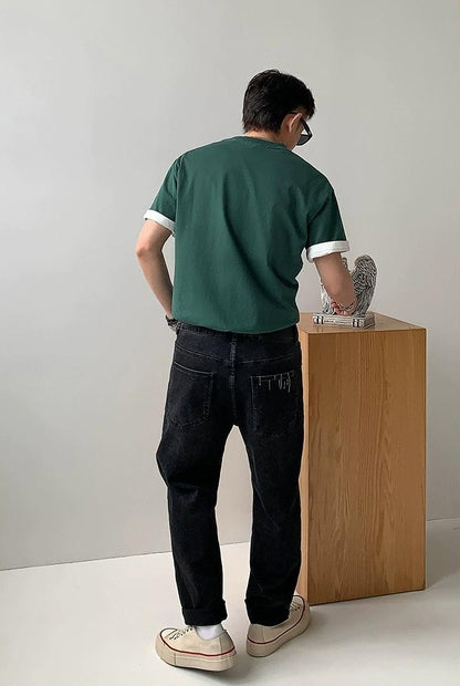 Cotton Casual Short-Sleeve T-Shirt