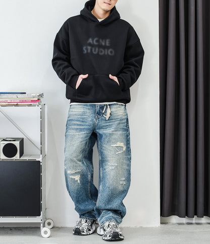 Fleece hooded jacket