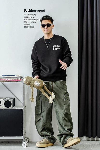 カジュアル フリース セーター トップ