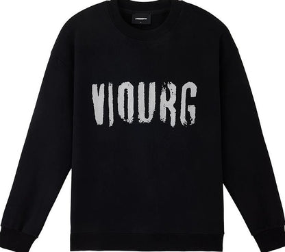 フリースレタードセーター　トップ