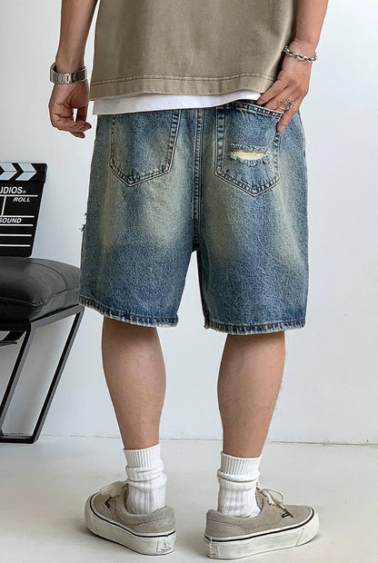 Summer Loose Jean Shorts