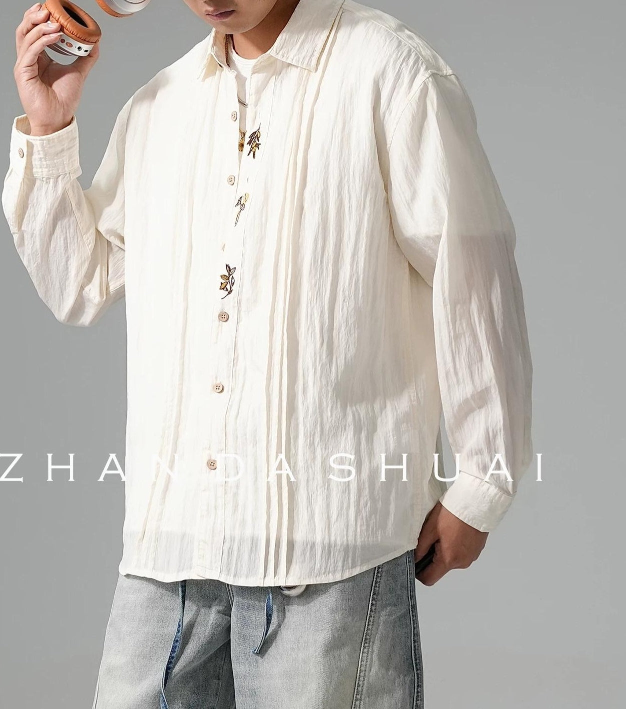 アメリカン・ルーズ・ラペル・シャツ