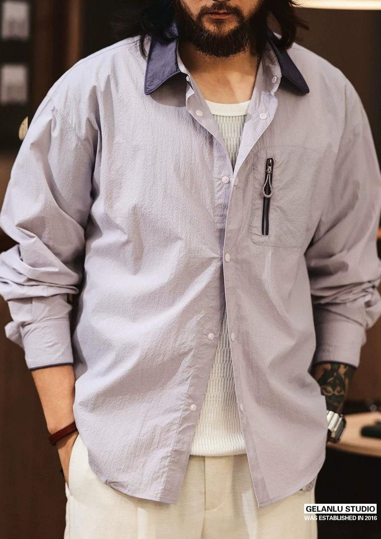 クール UVプロテクション カーディガン シャツ