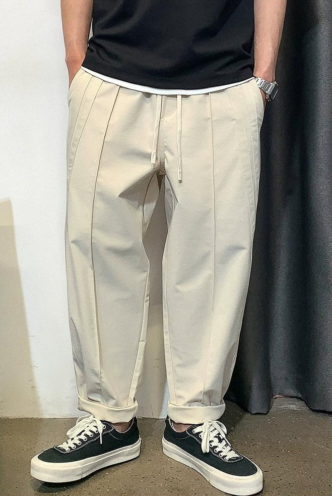 Striped Splicing Casual Pants