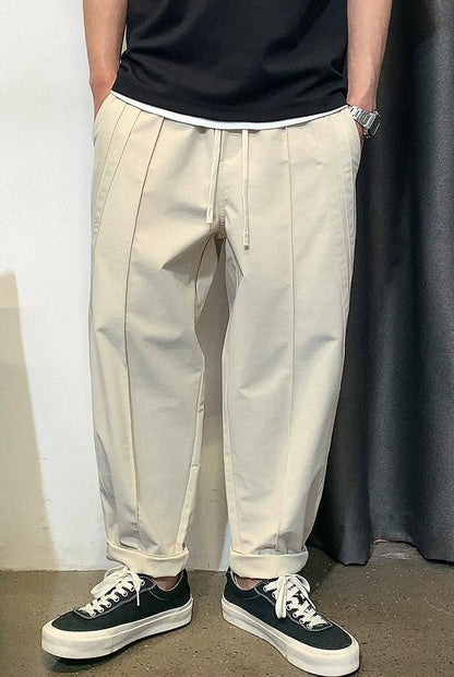Striped Splicing Casual Pants