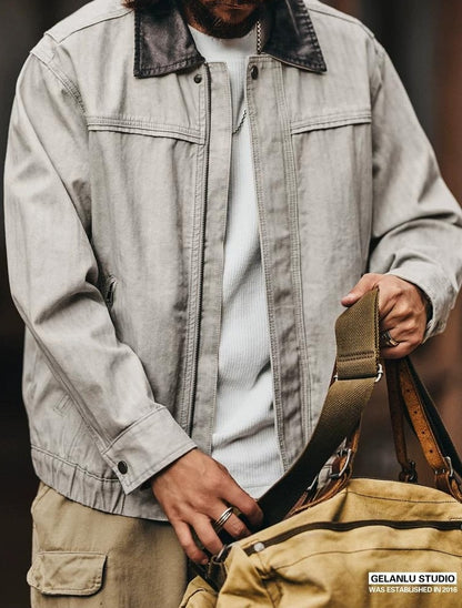 Blue American Heavyweight Work Jacket