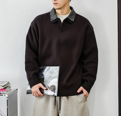 Casual Fake Two-Piece Jacket